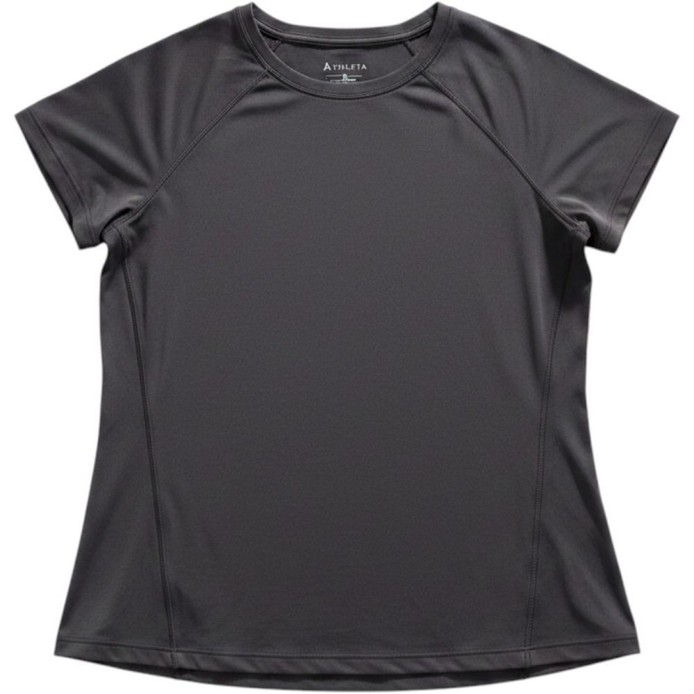 Athleta Short Sleeve T-Shirt Womens XXS Black Raglan Athletic Top Dry Fit